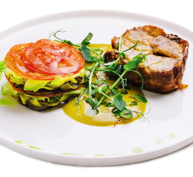 Gotowe danie na talerzu